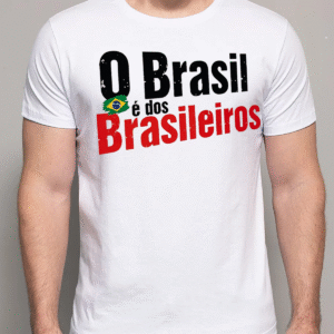 Camiseta O Brasil é dos Brasileiros- Branco